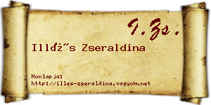Illés Zseraldina névjegykártya